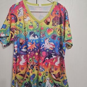 Colorful Graphic Print T-Shirt